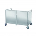 Mobile folding snack cart