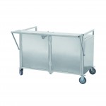 Mobile folding snack cart