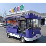 Four-wheel electric dining car